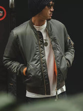 Maden Casual Thick MA-1 Men’s Jackets Green Military Flight Bomber Tank Coat Vintage Coats Monocycle Jacket Collar Men Clothing